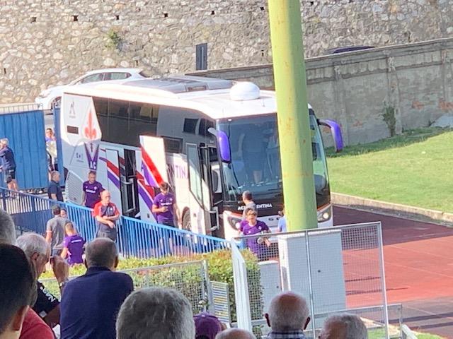 FOTO FV, La Fiorentina Arriva Allo Stadio Mariotti